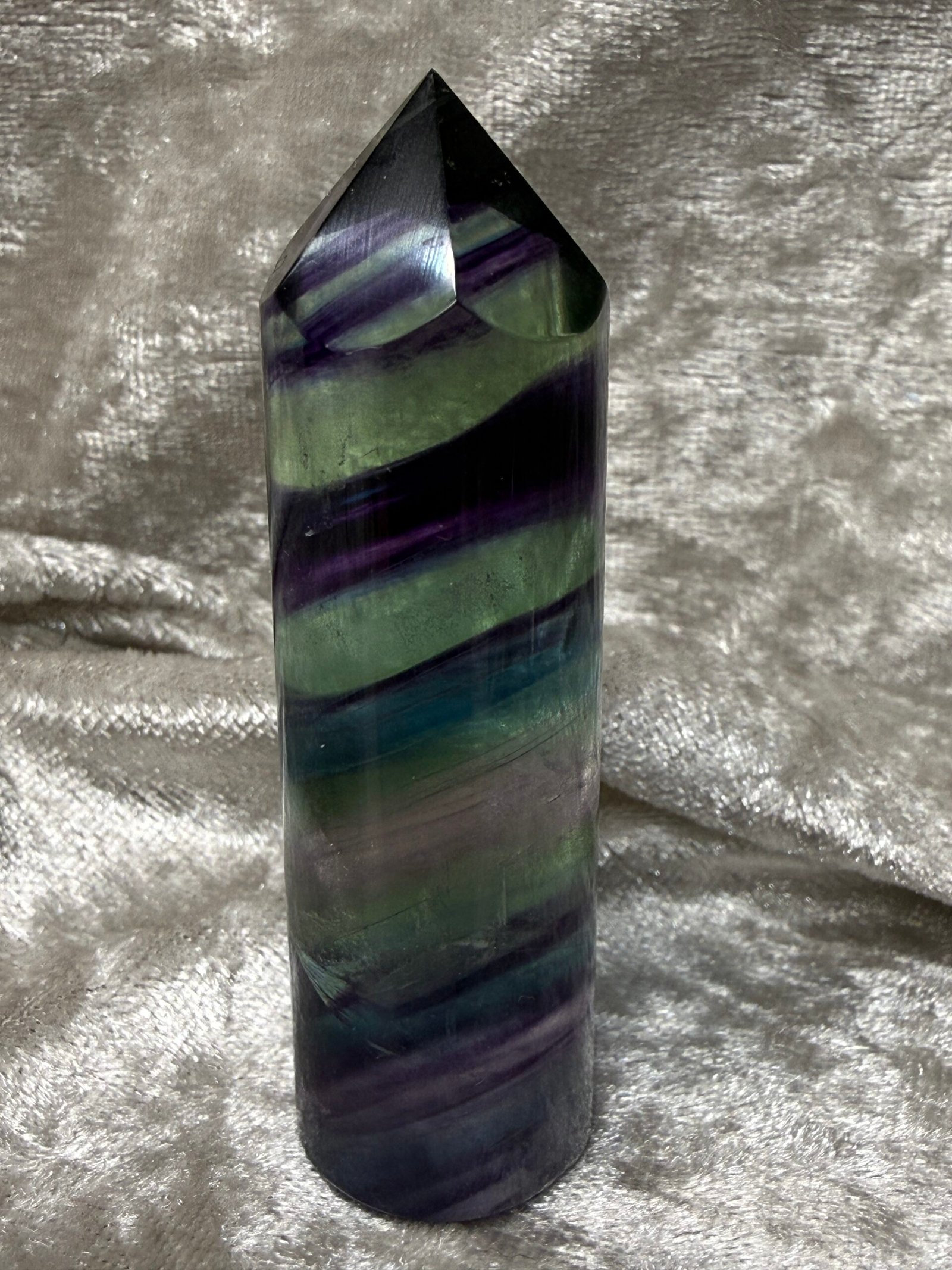 Rainbow Fluorite Rounded Tower - Image 2