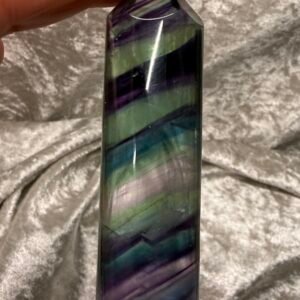 Rainbow Fluorite Rounded Tower