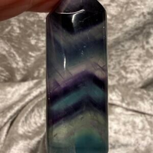 Rainbow Fluorite Rounded Tower