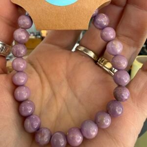 Phosphosiderite Bead Bracelet