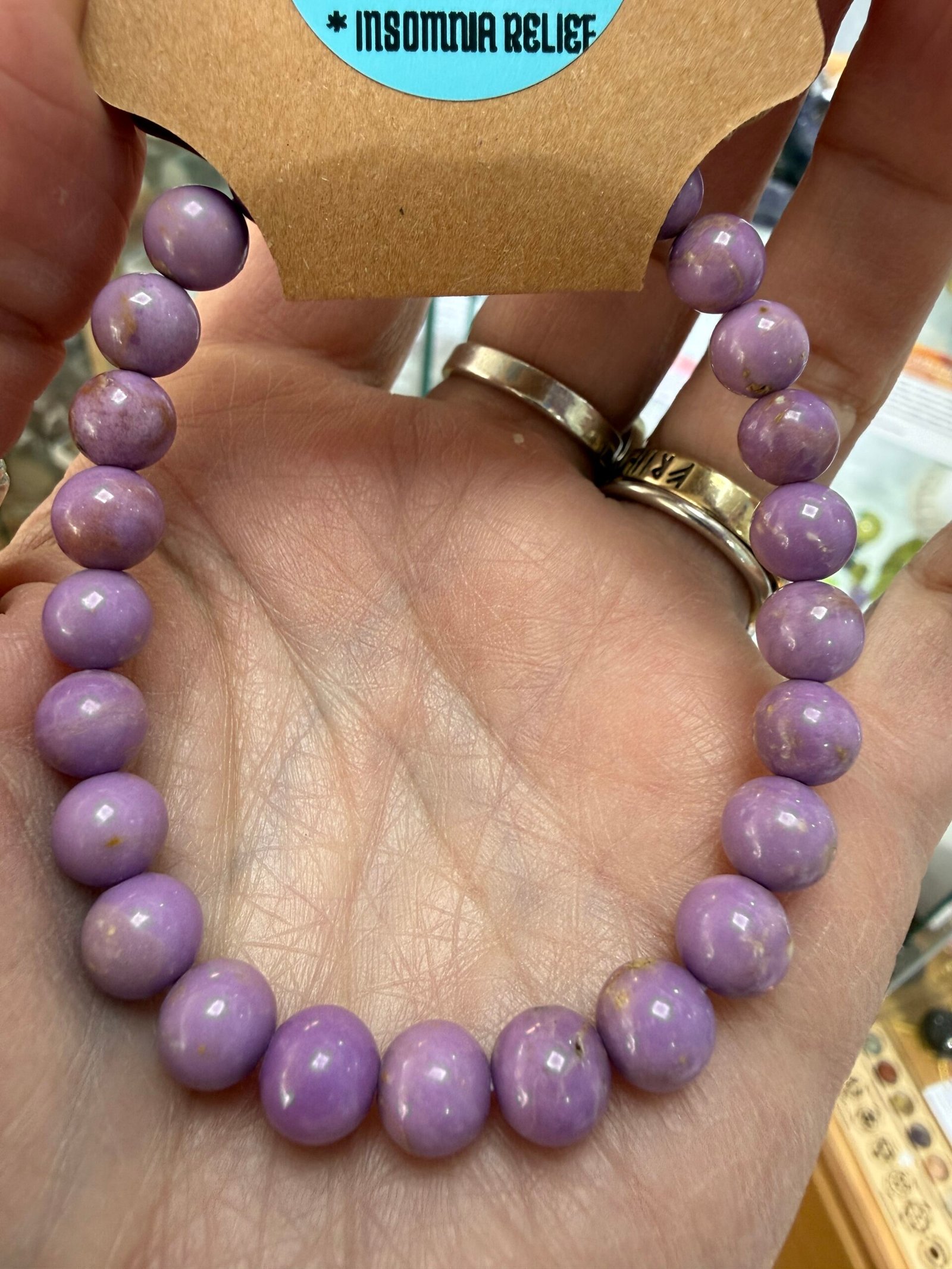 Phosphosiderite Bead Bracelet - Image 4