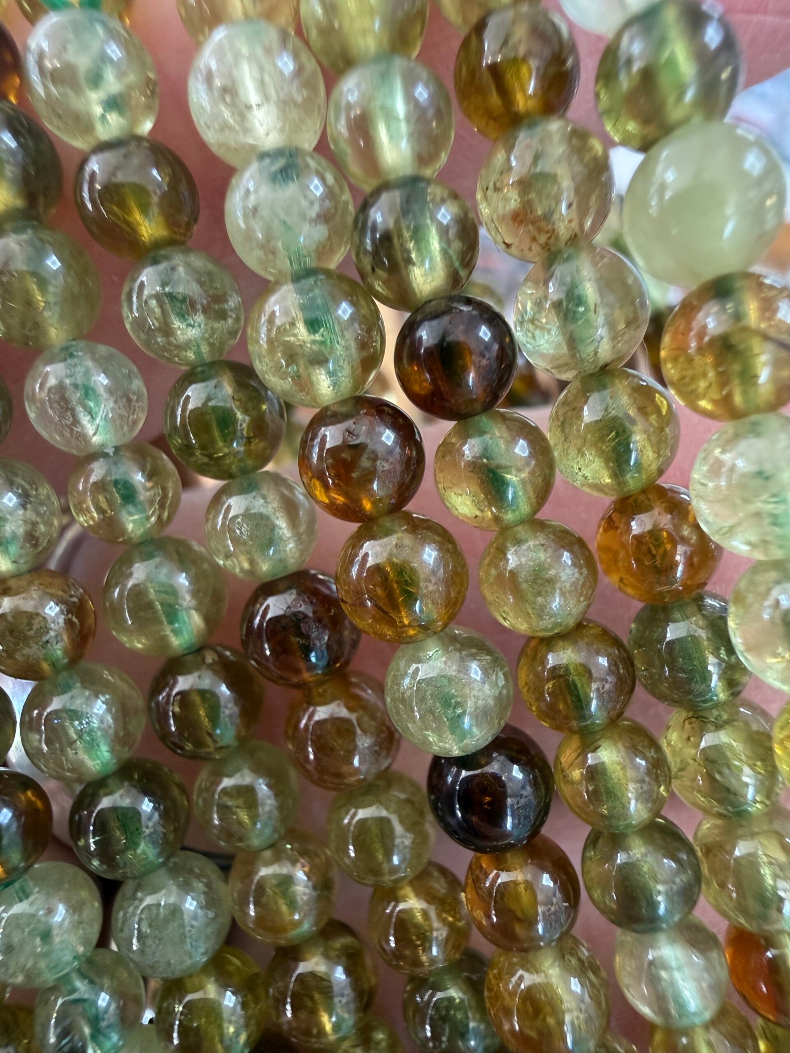 Green Garnet Bead Bracelet - Image 3