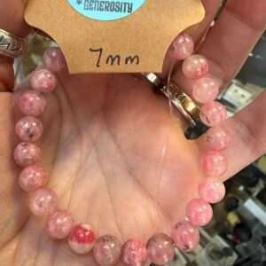 Rhodonite Bead Bracelet