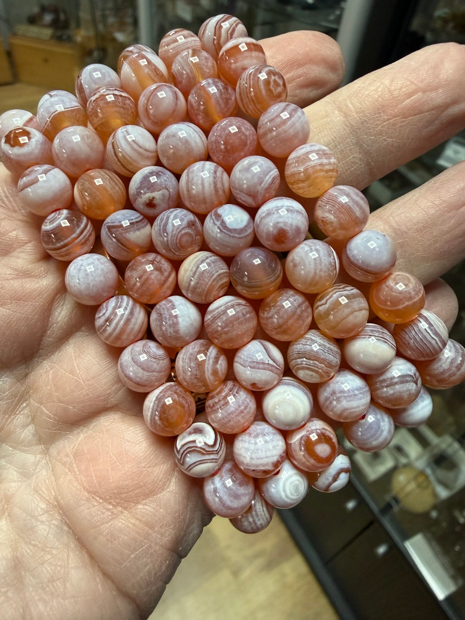 Medicine Agate Bead Bracelet - Image 2