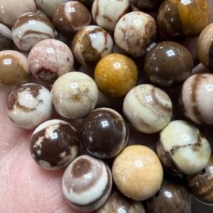 Australian Zebra Jasper Bead Bracelet