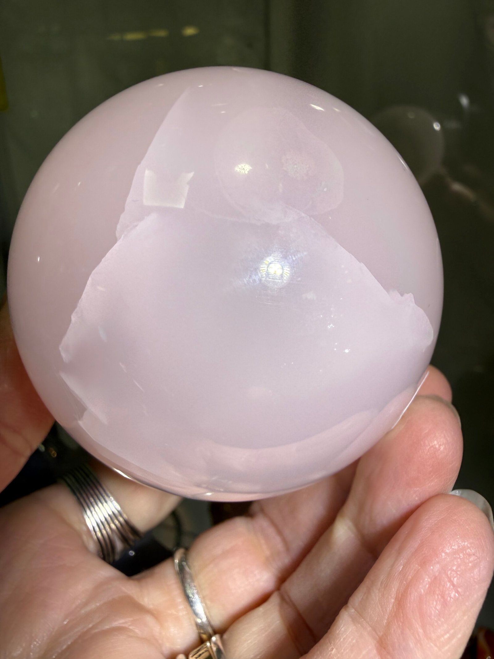 Mangano Calcite Sphere - Image 6