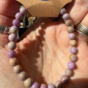 Phosphosiderite 6mm Bead Bracelet