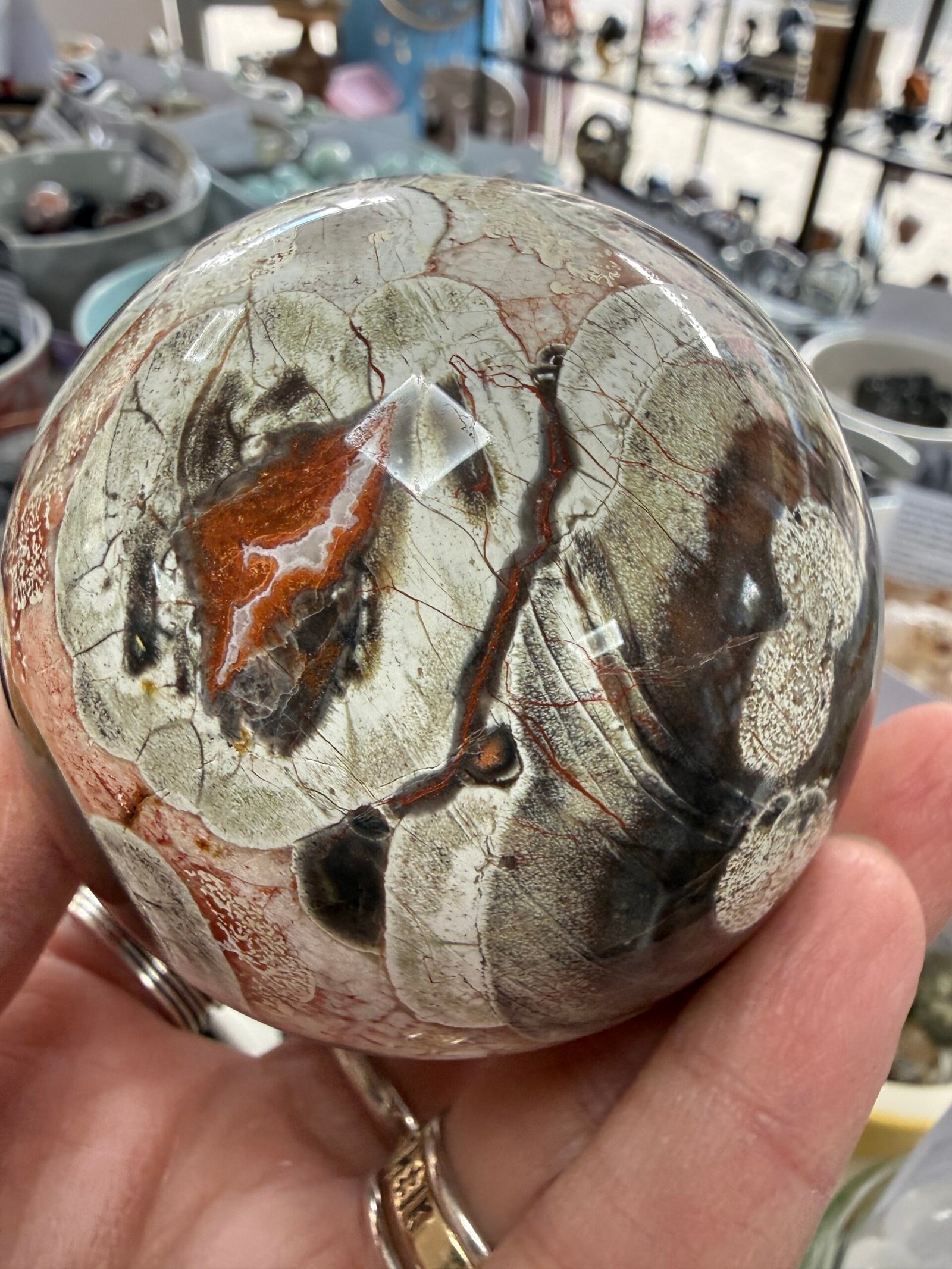 Money Agate Sphere - Image 3