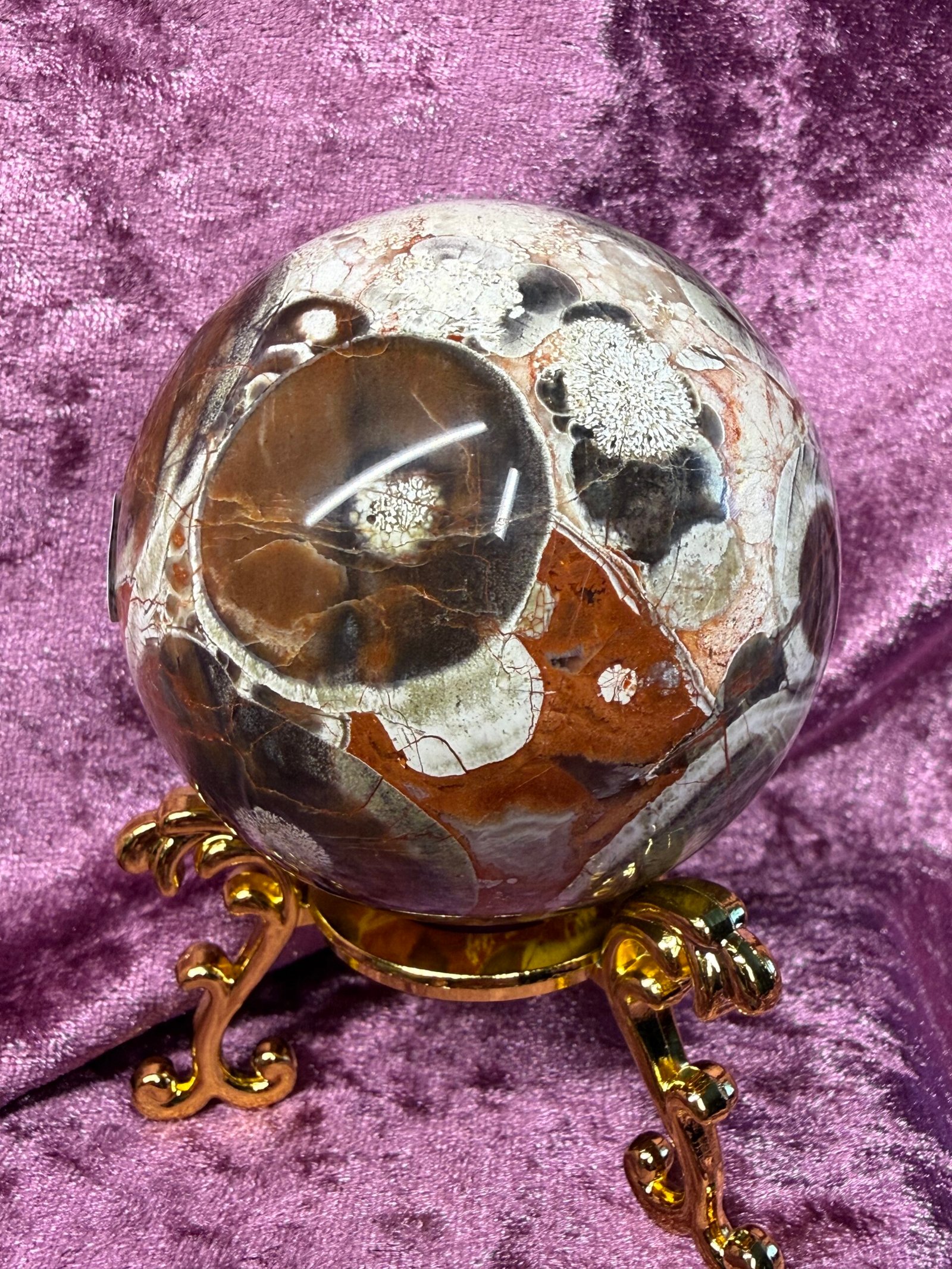 Money Agate Sphere