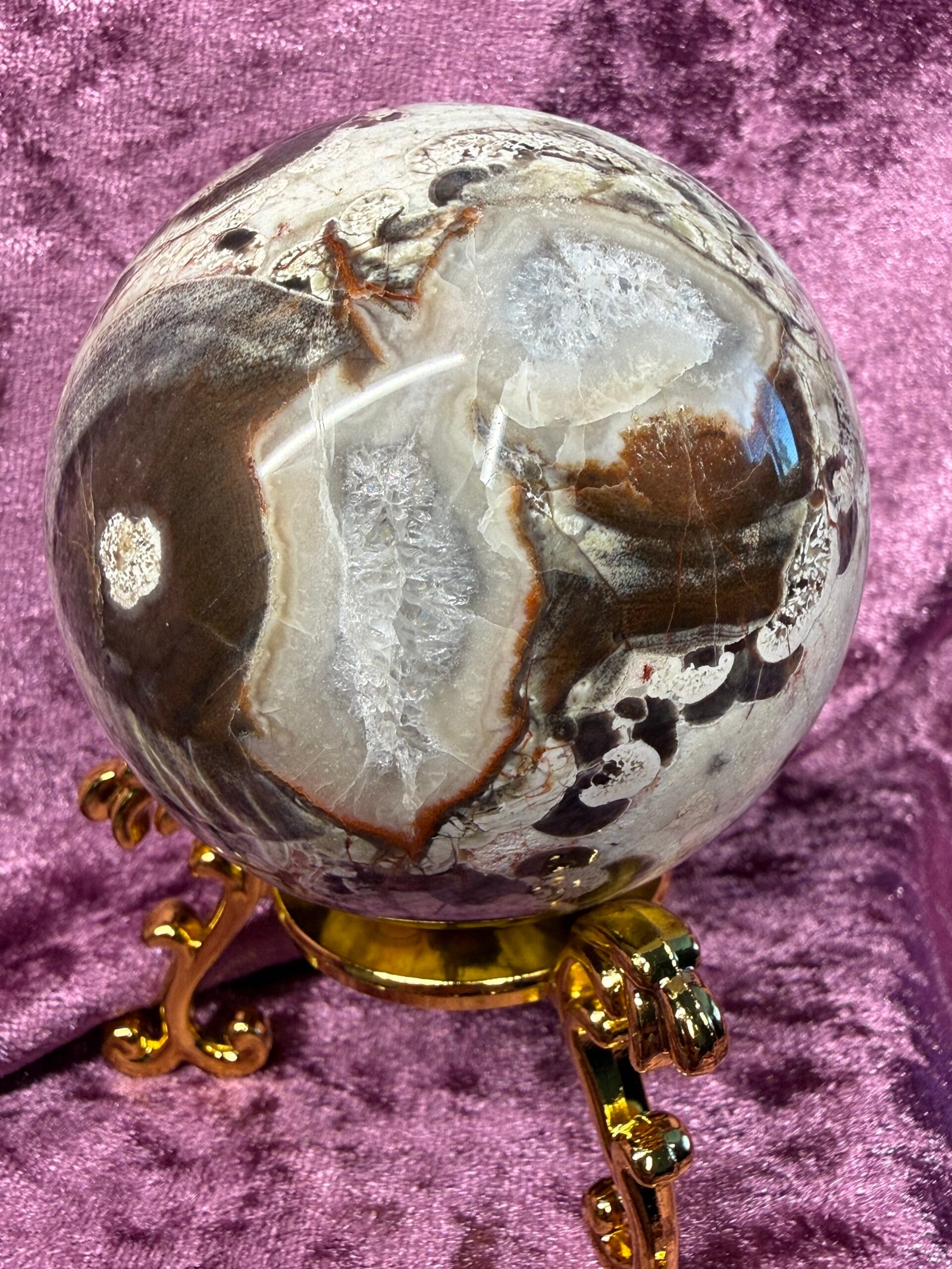 Money Agate Sphere - Image 3