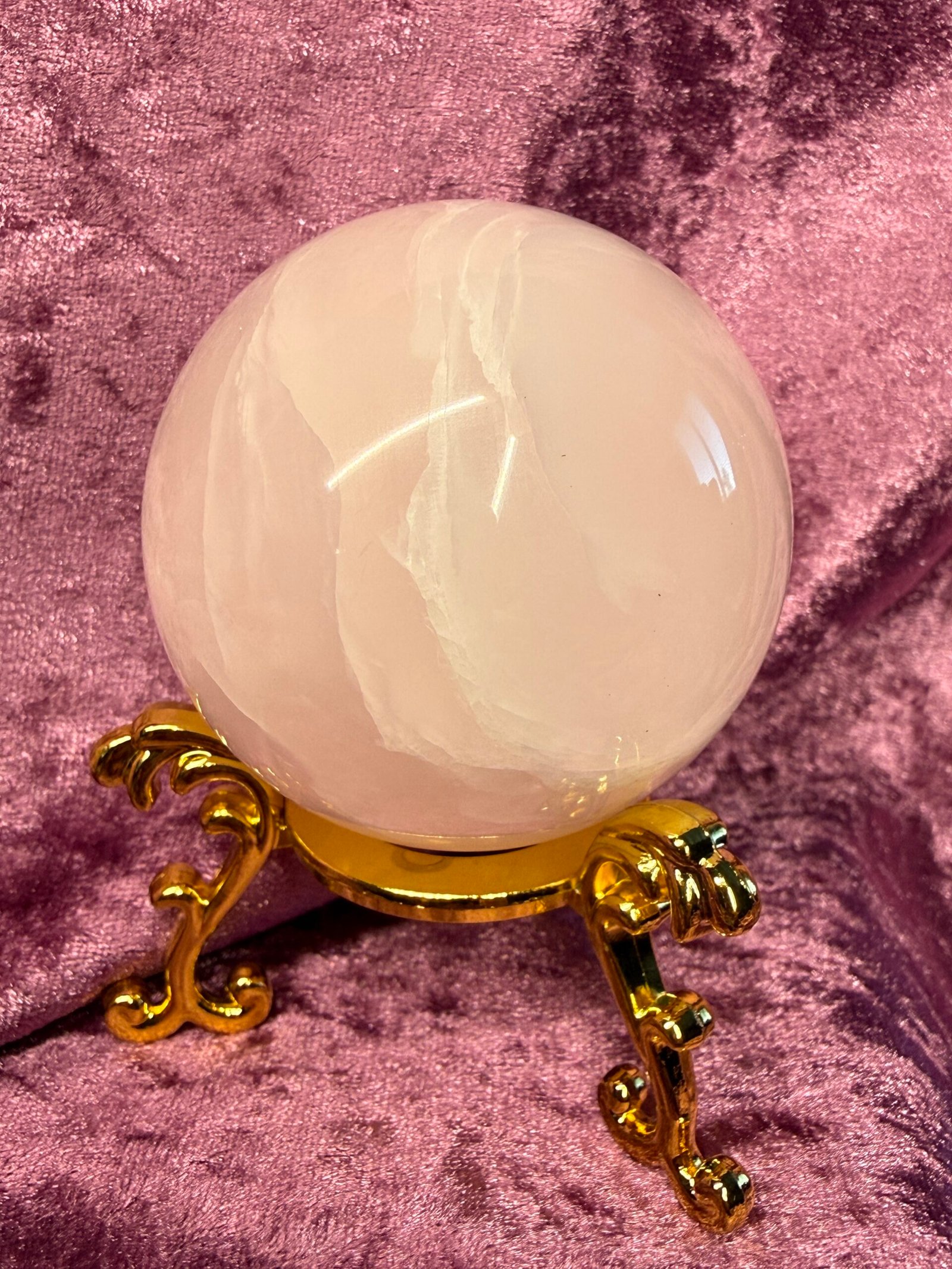 Mangano Calcite Sphere - Image 2