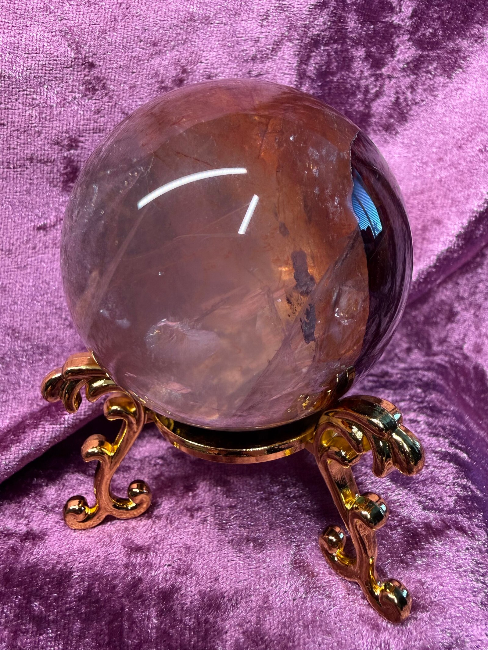 High Quality Fire Quartz Sphere - Image 2