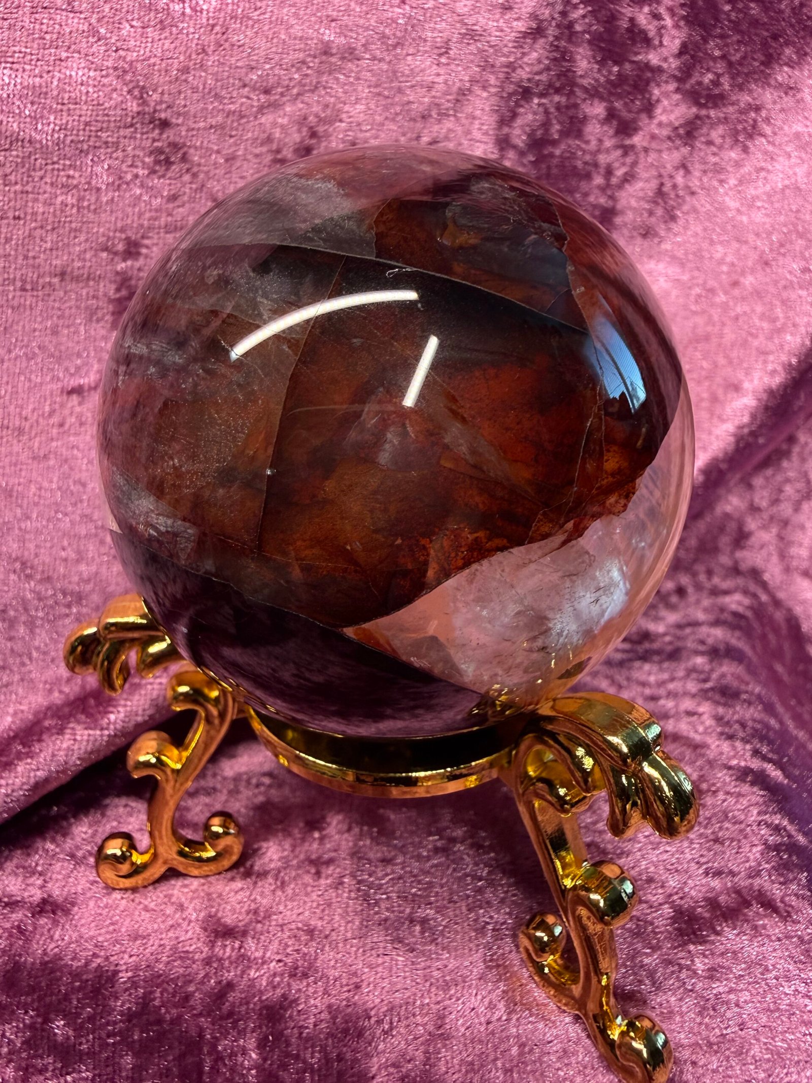 High Quality Fire Quartz Sphere - Image 3