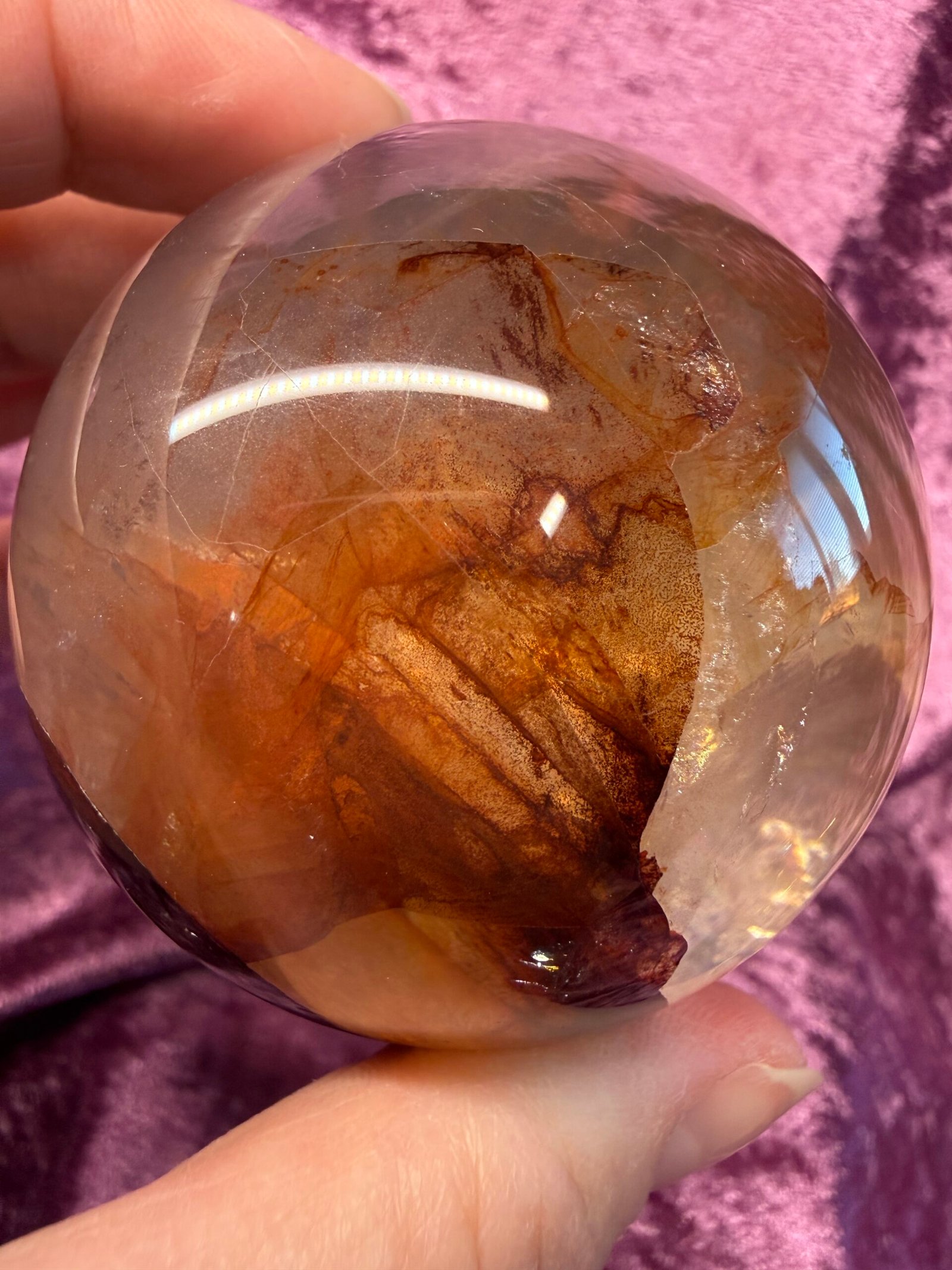 High Quality Fire Quartz Sphere - Image 7