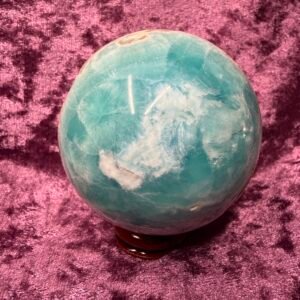 Blue Aragonite Sphere