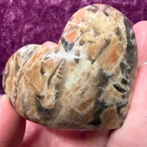 Zebradorite Heart