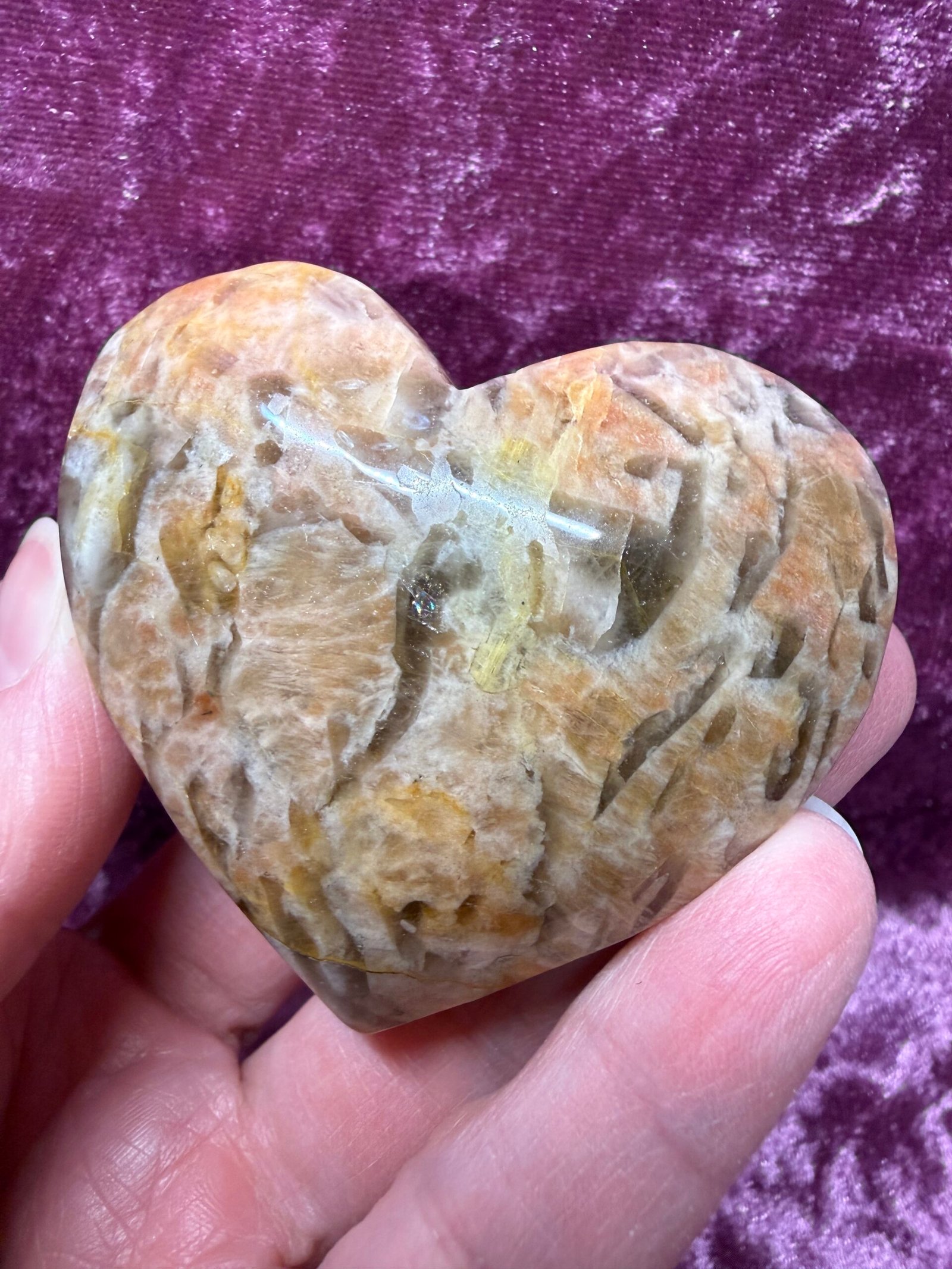 Zebradorite Heart