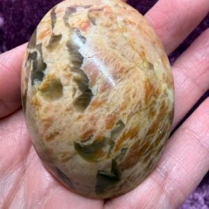 Zebradorite Palm Stone