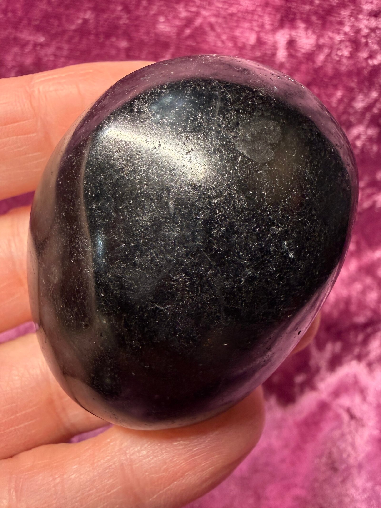 Black Tourmaline Palm Stone