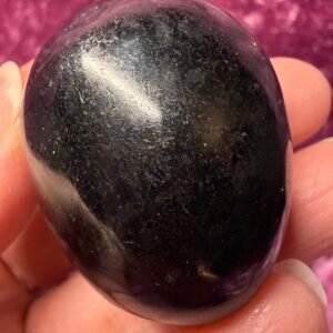 Black Tourmaline Palm Stone