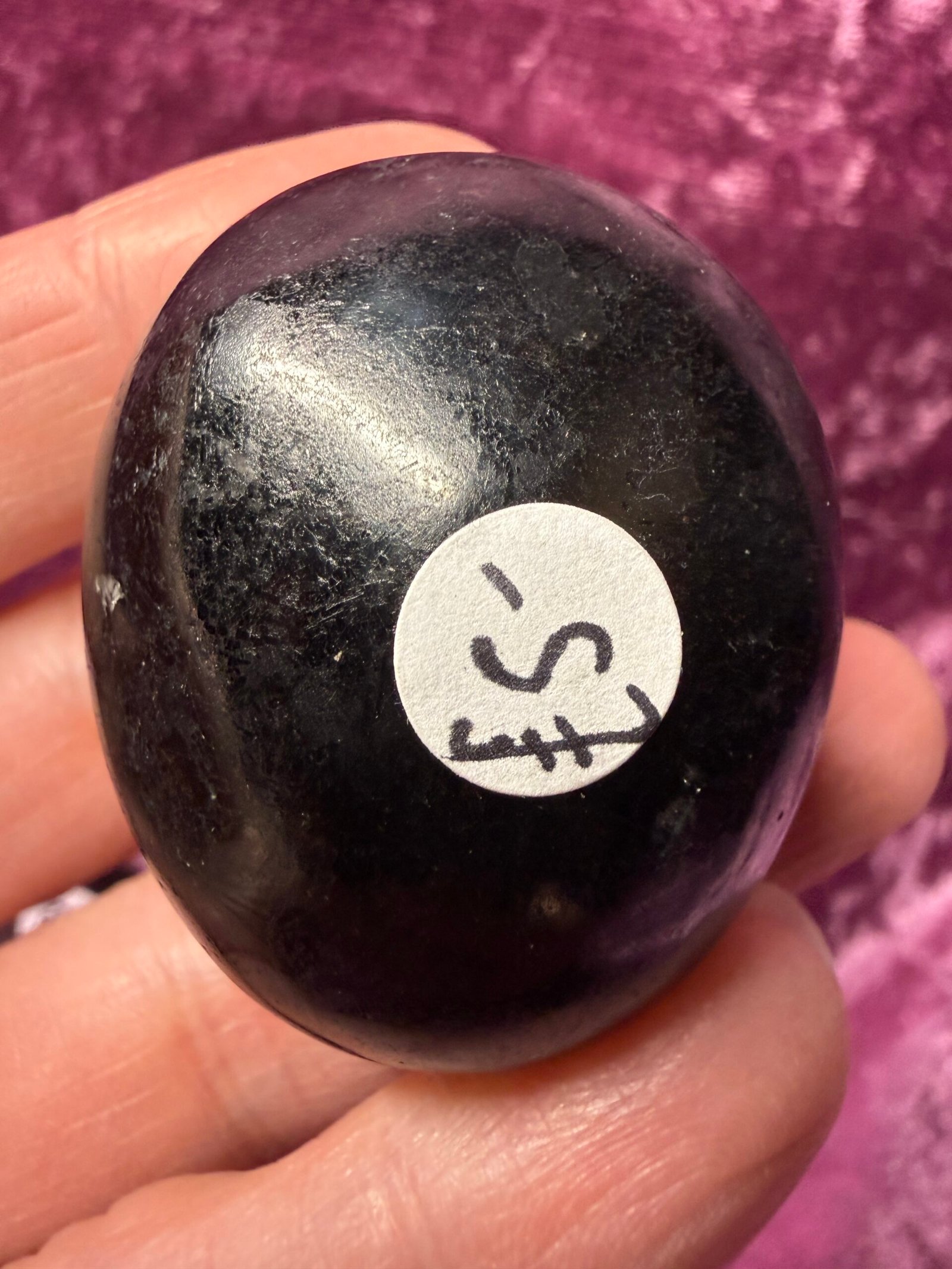 Black Tourmaline Palm Stone - Image 3