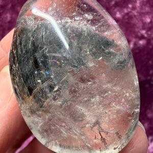 Garden Quartz (Lodolite) Palm Stone