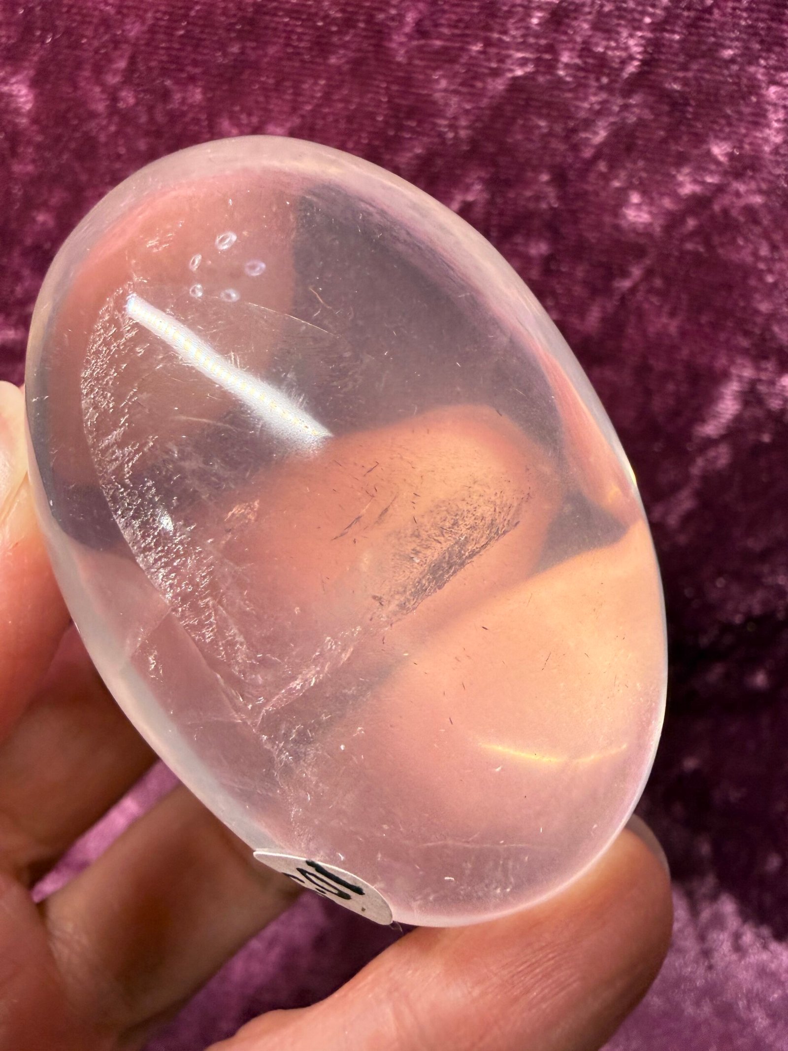 Girosol Quartz Palm Stone - Image 2