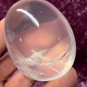 Girosol Quartz Palm Stone