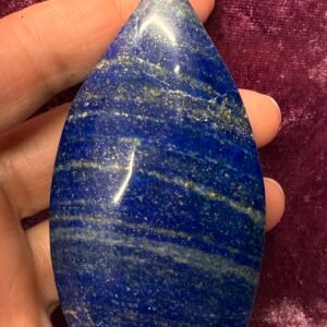 Lapis Lazuli Shield Freeform Carving