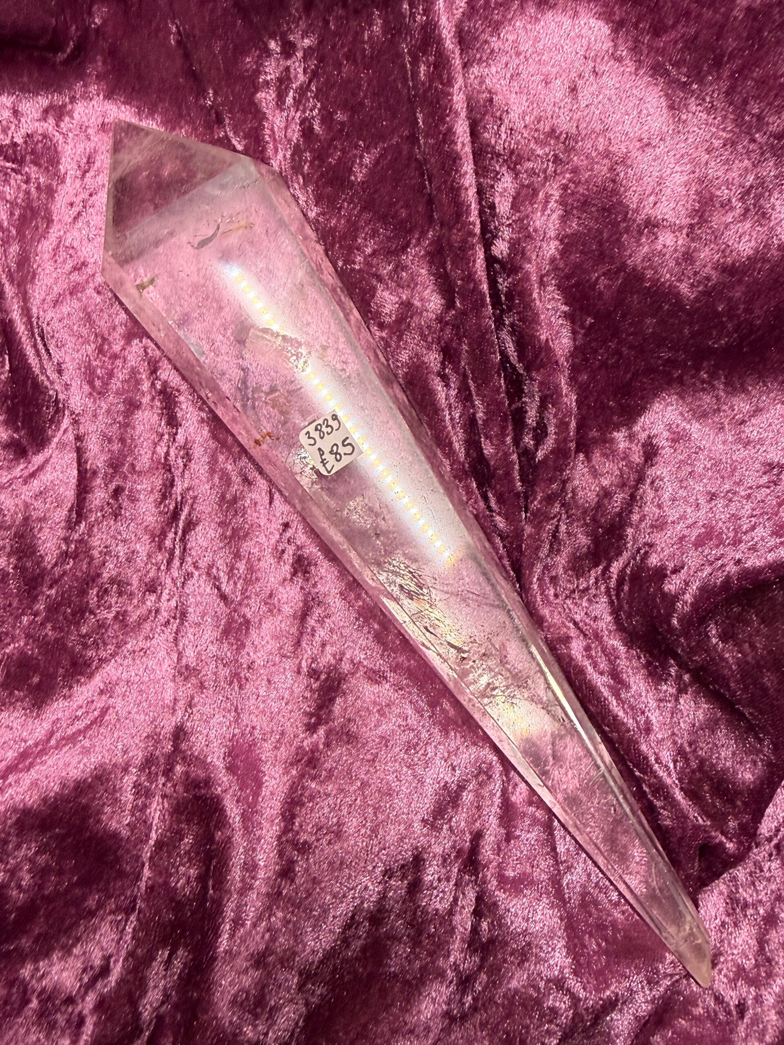 Clear Quartz Sceptre on Stand - Image 7