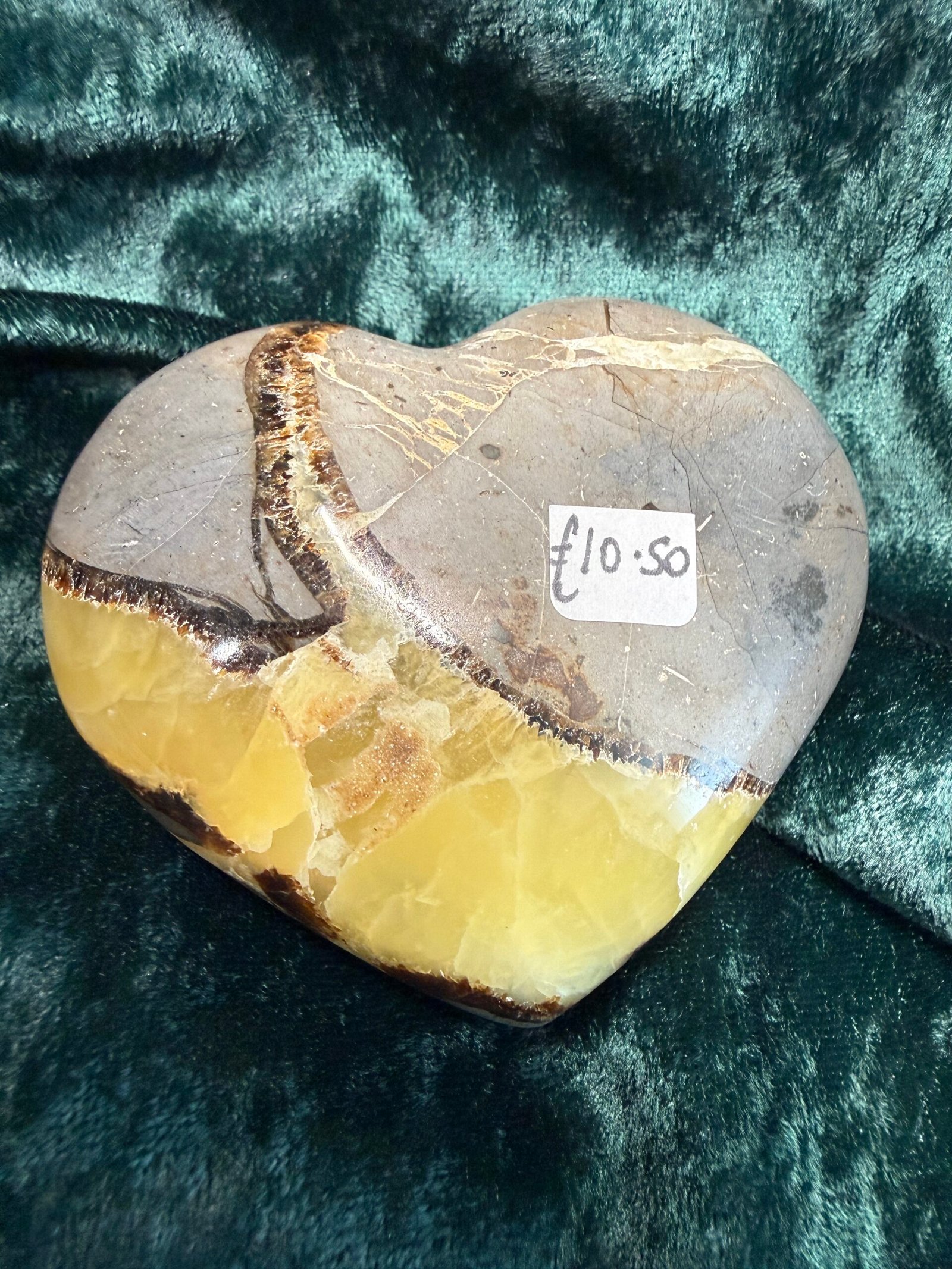 Septarian Nodule Heart - Image 3