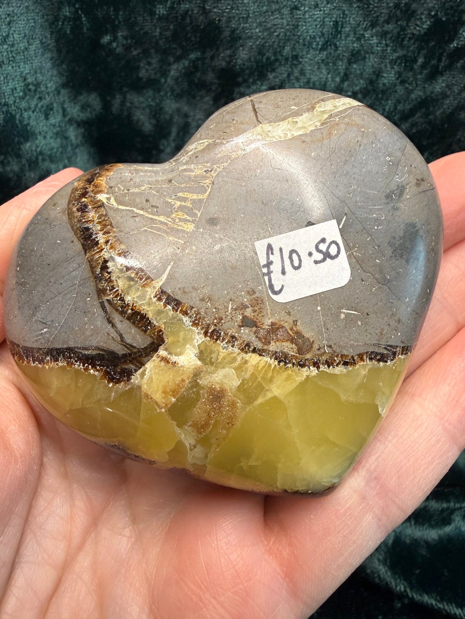 Septarian Nodule Heart - Image 6