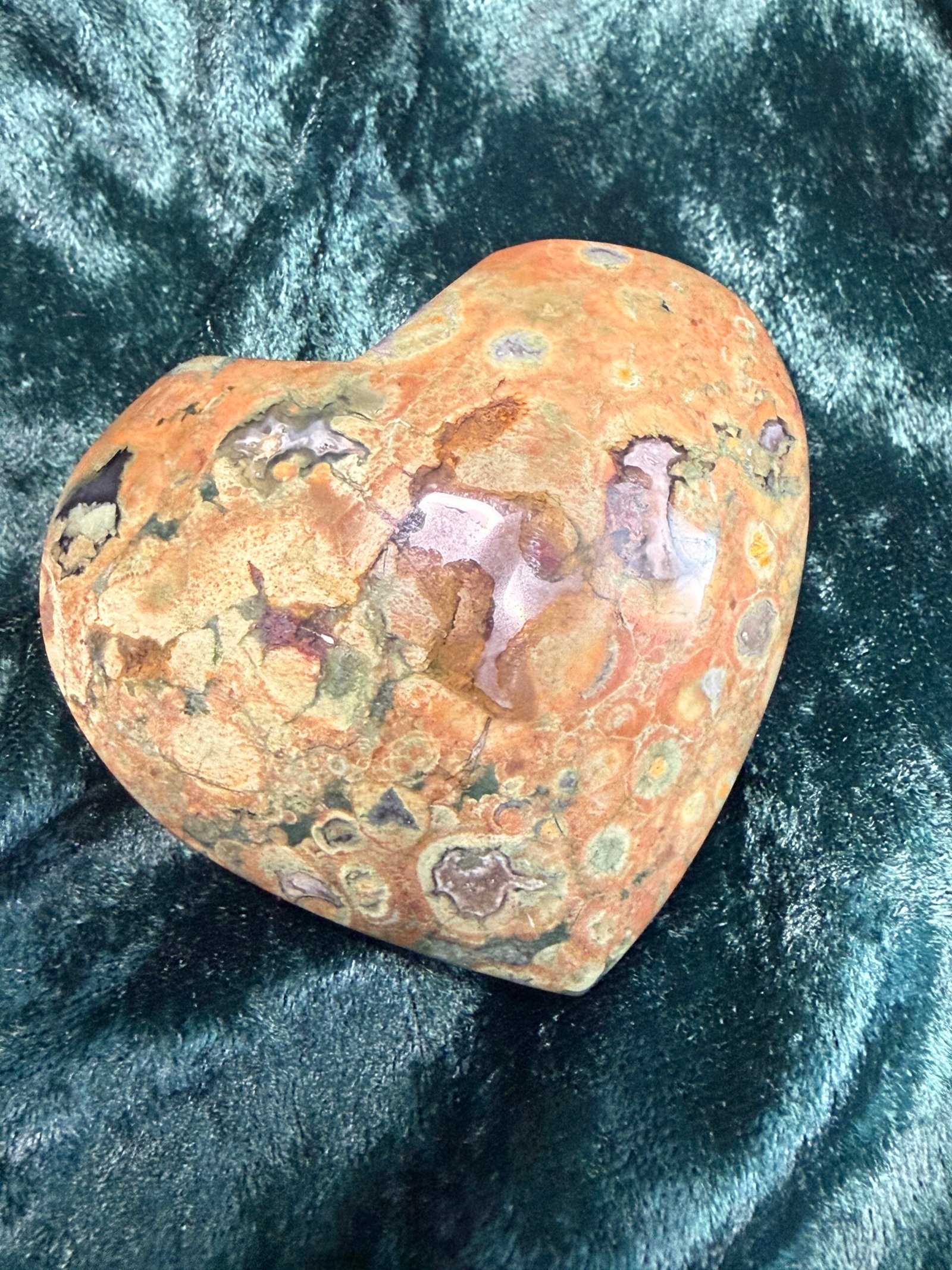 Rainforest Rhyolite Heart
