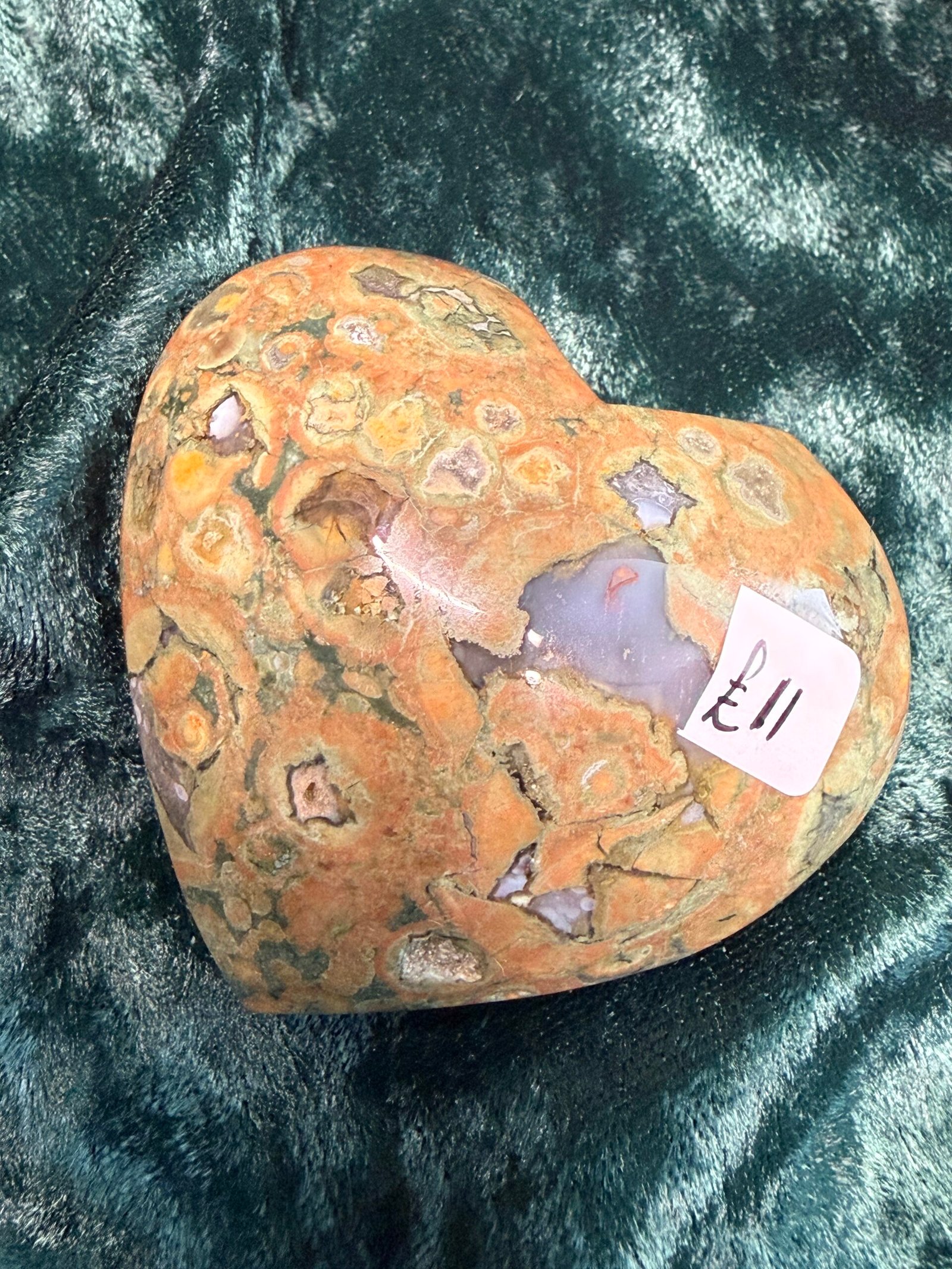 Rainforest Rhyolite Heart - Image 3