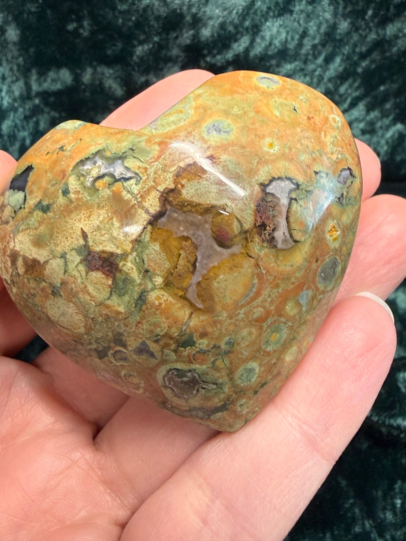 Rainforest Rhyolite Heart - Image 4