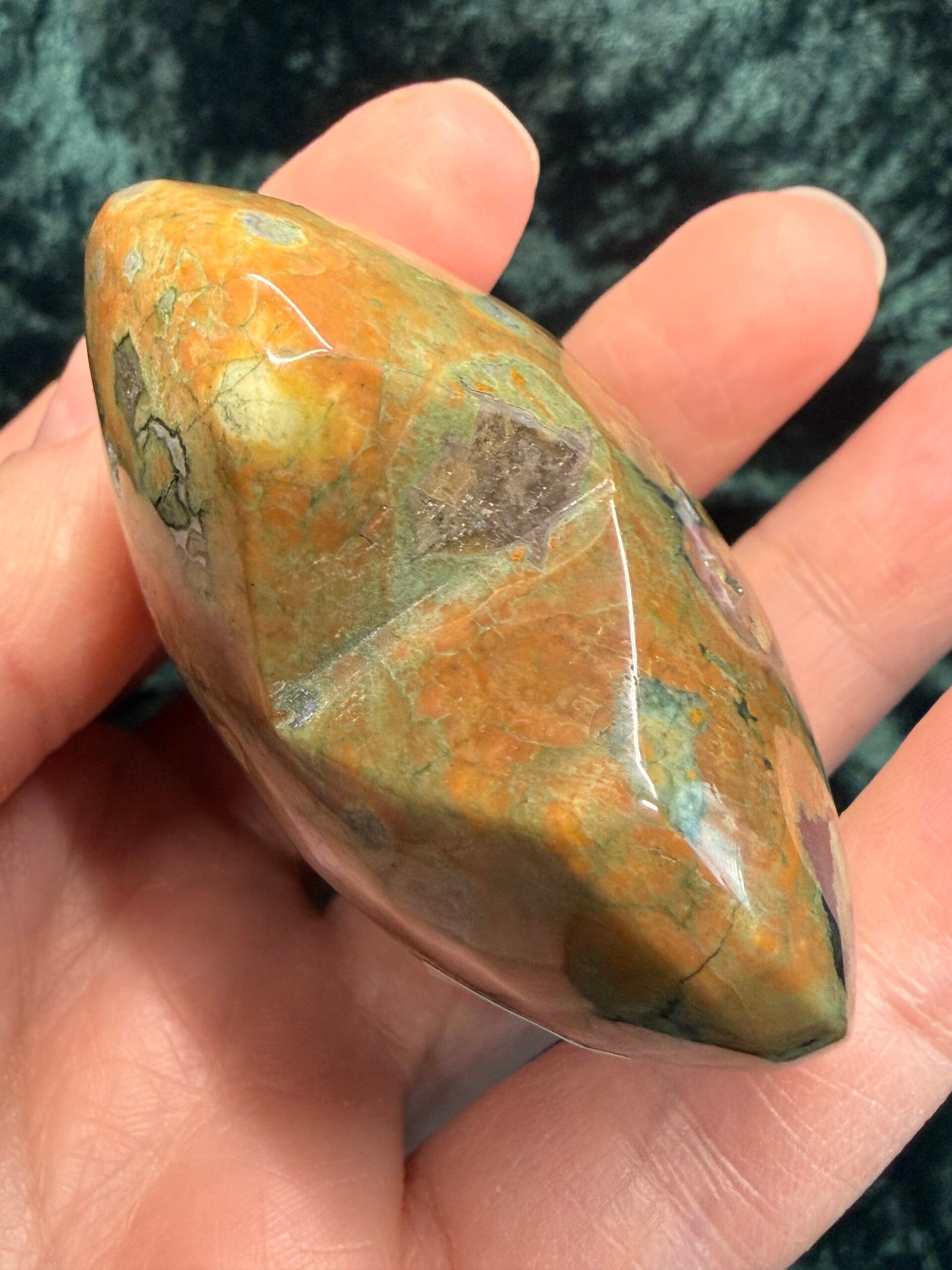 Rainforest Rhyolite Heart - Image 6