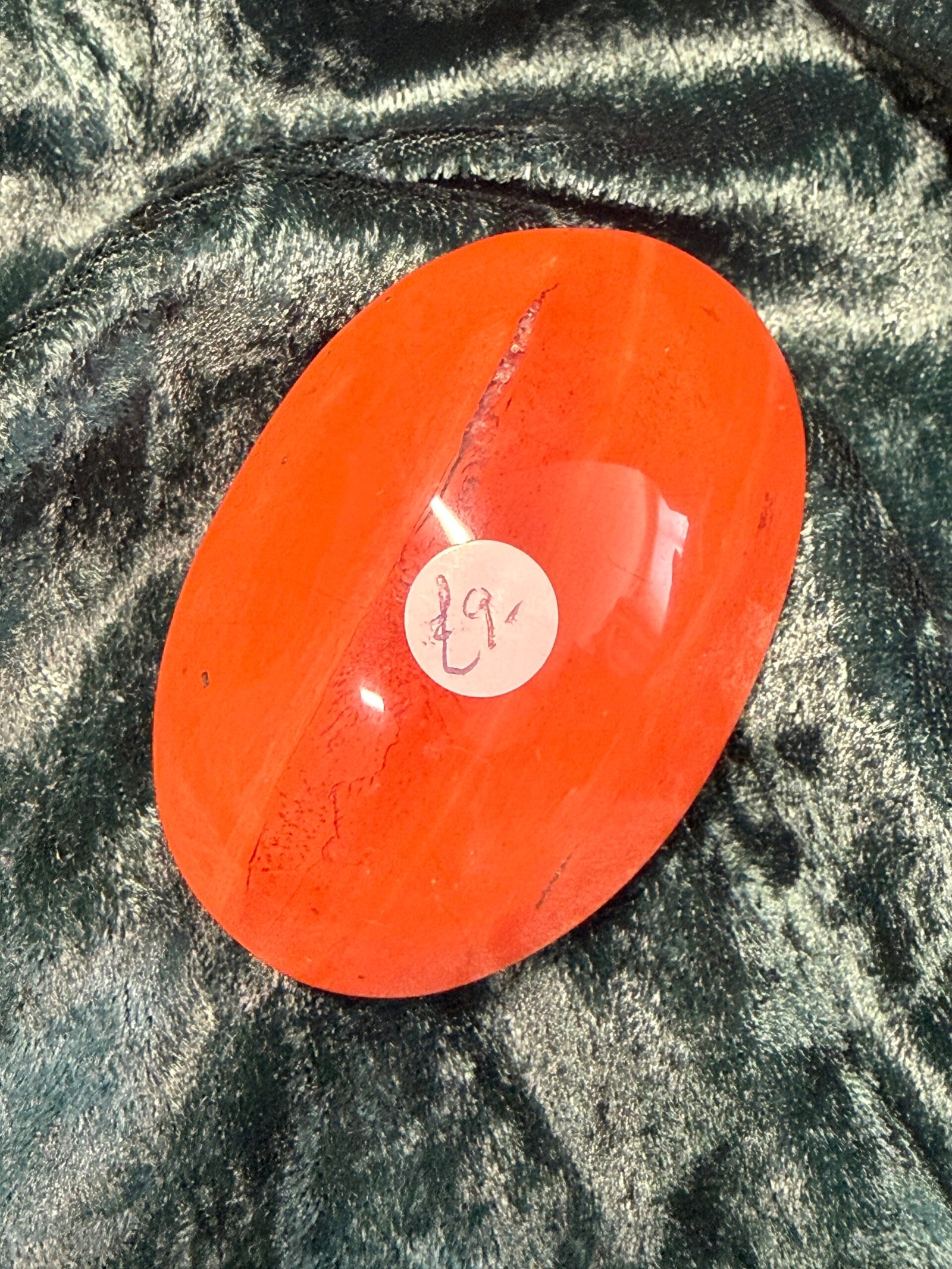 Red Jasper Palm Stone - Image 3