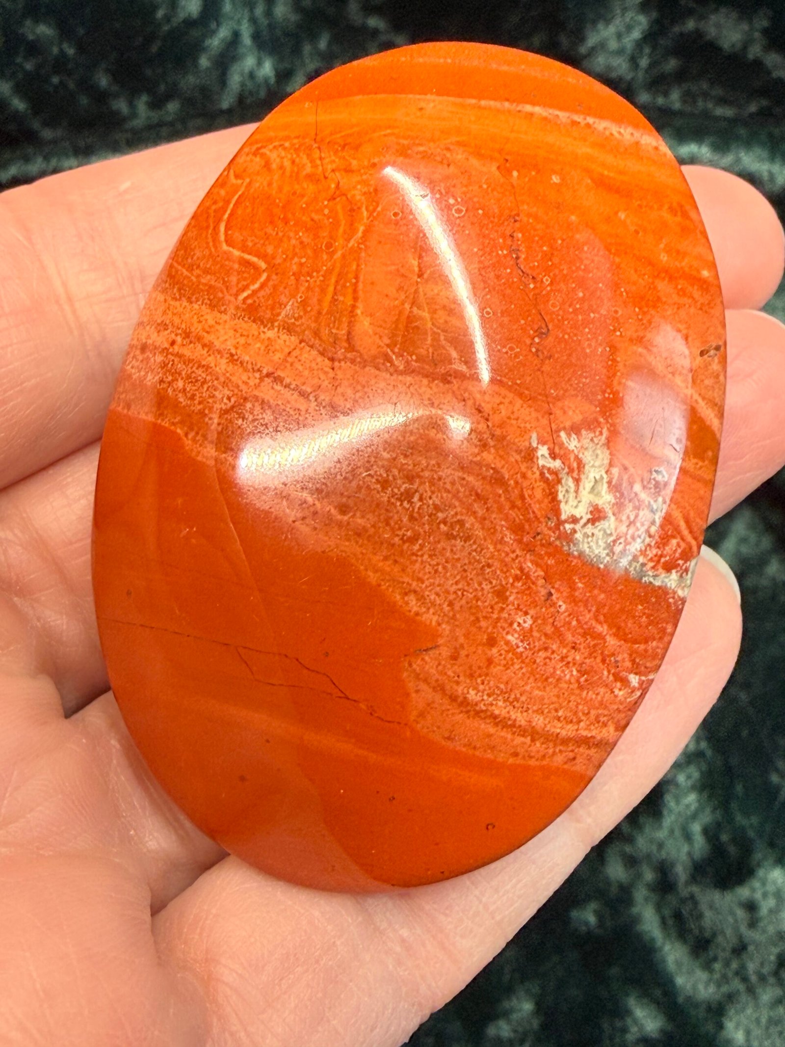 Red Jasper Palm Stone - Image 4