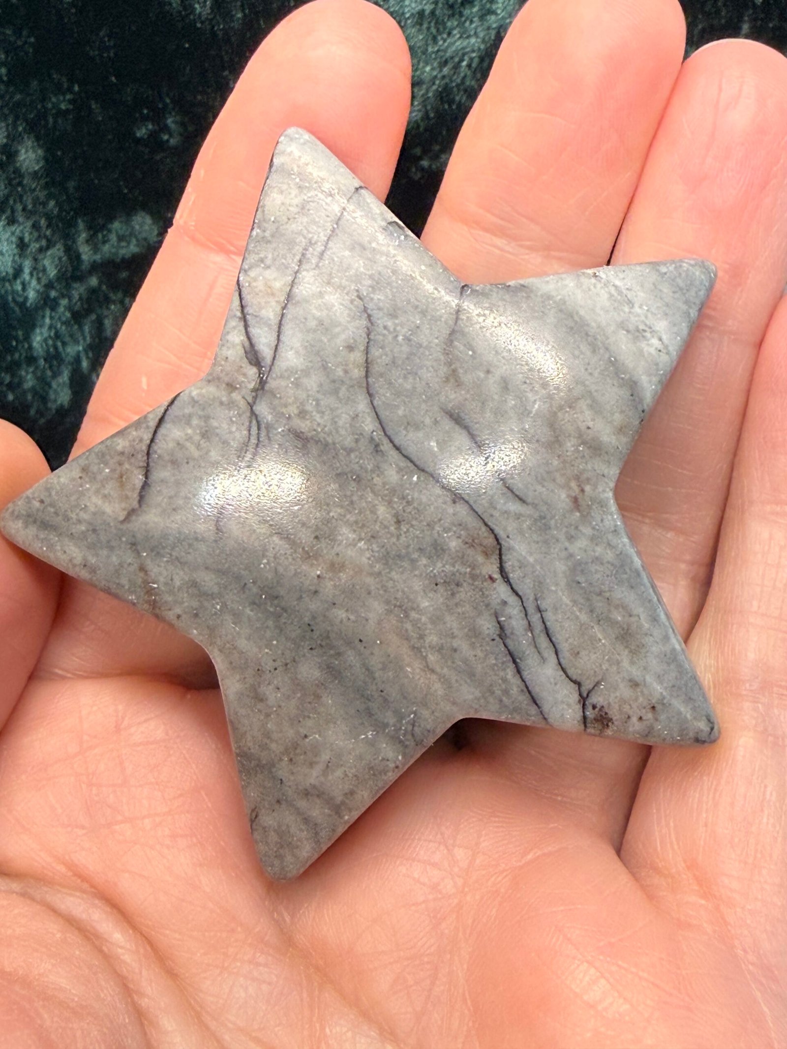 Black Vein Jasper Star - Image 4