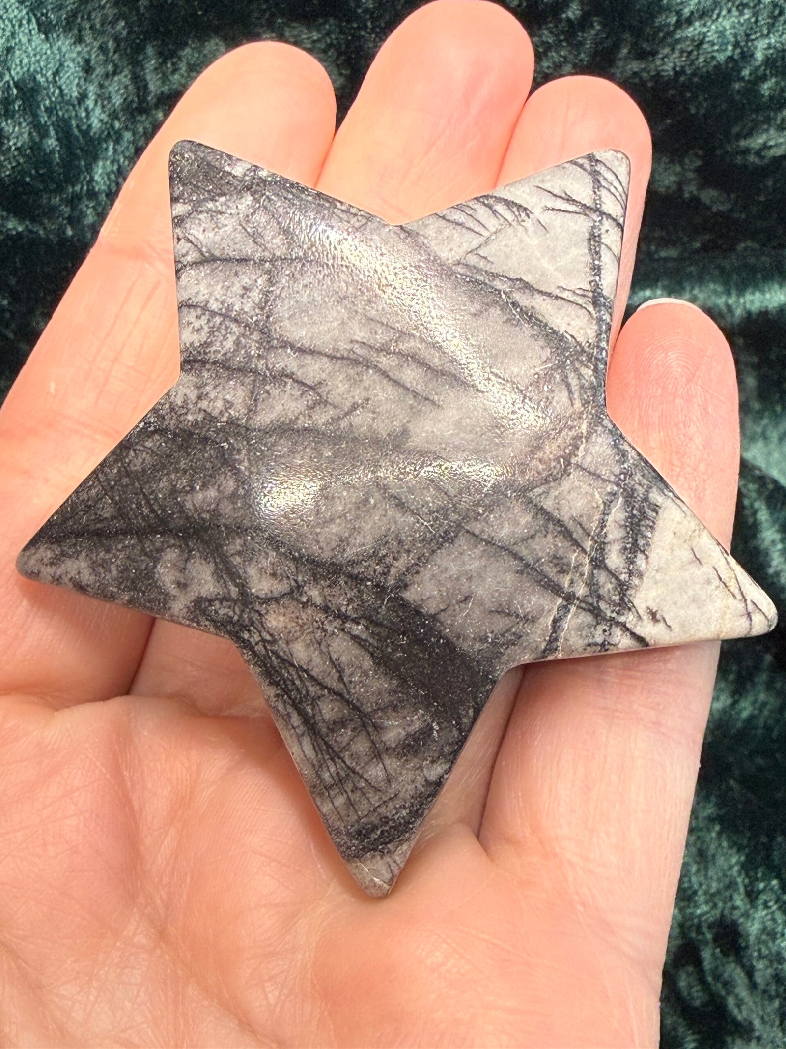 Black Vein Jasper Star - Image 4
