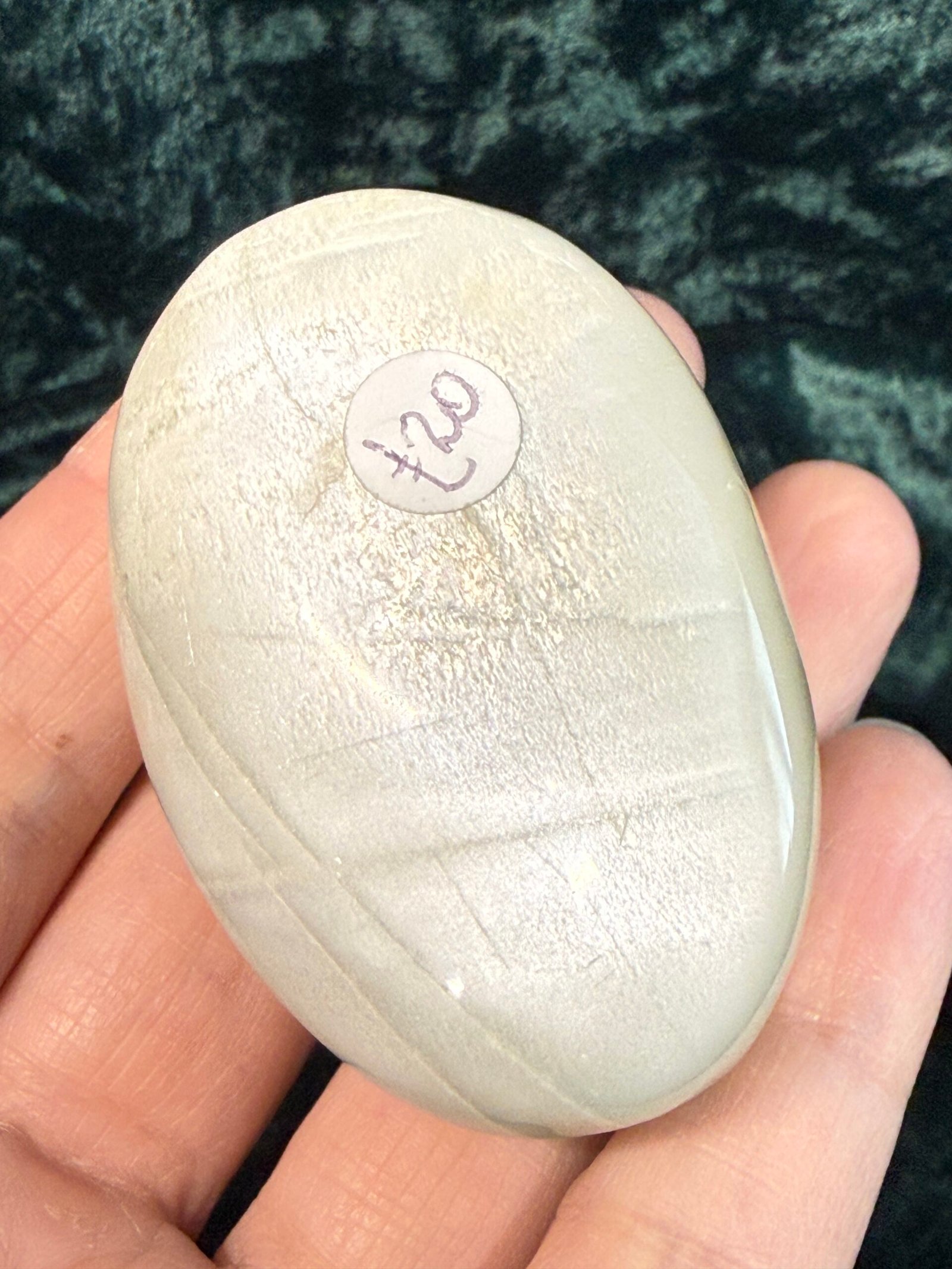 Garnierite (Green Moonstone) Palm Stone - Image 3