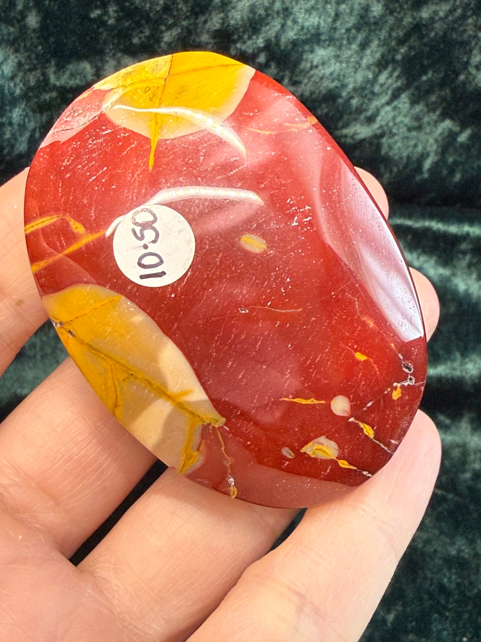 Mookaite Jasper Palm Stone - Image 4