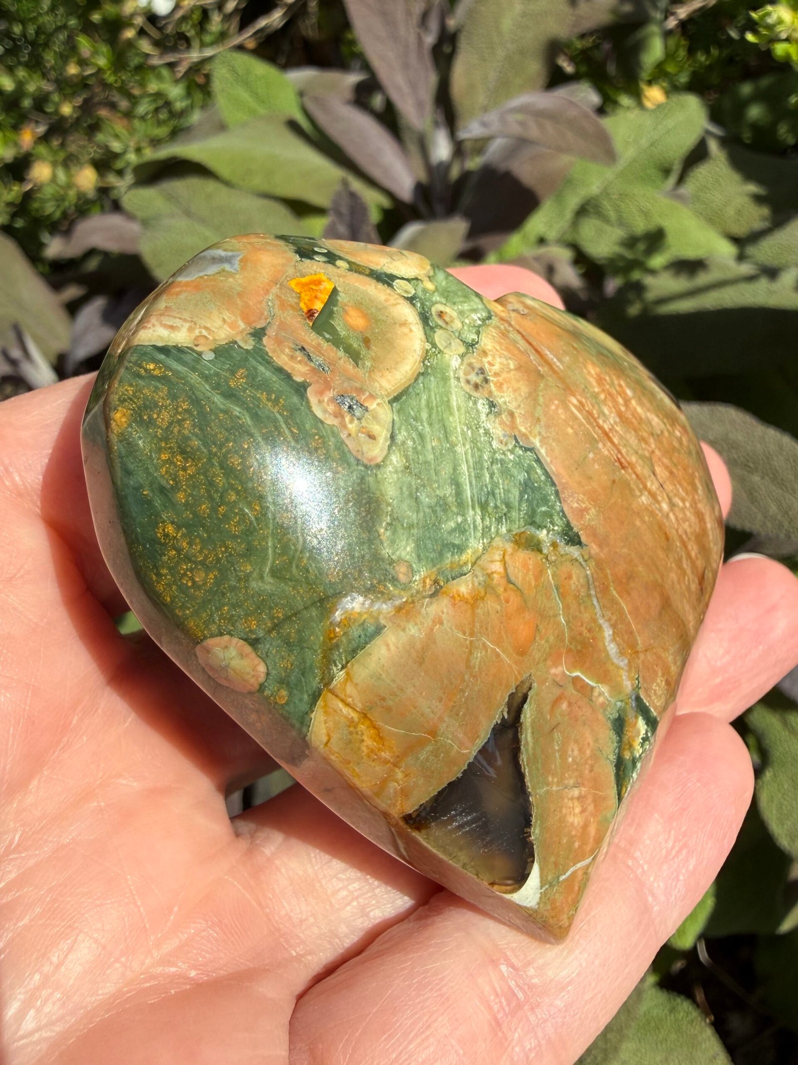 Rainforest Rhyolite Heart - Image 5