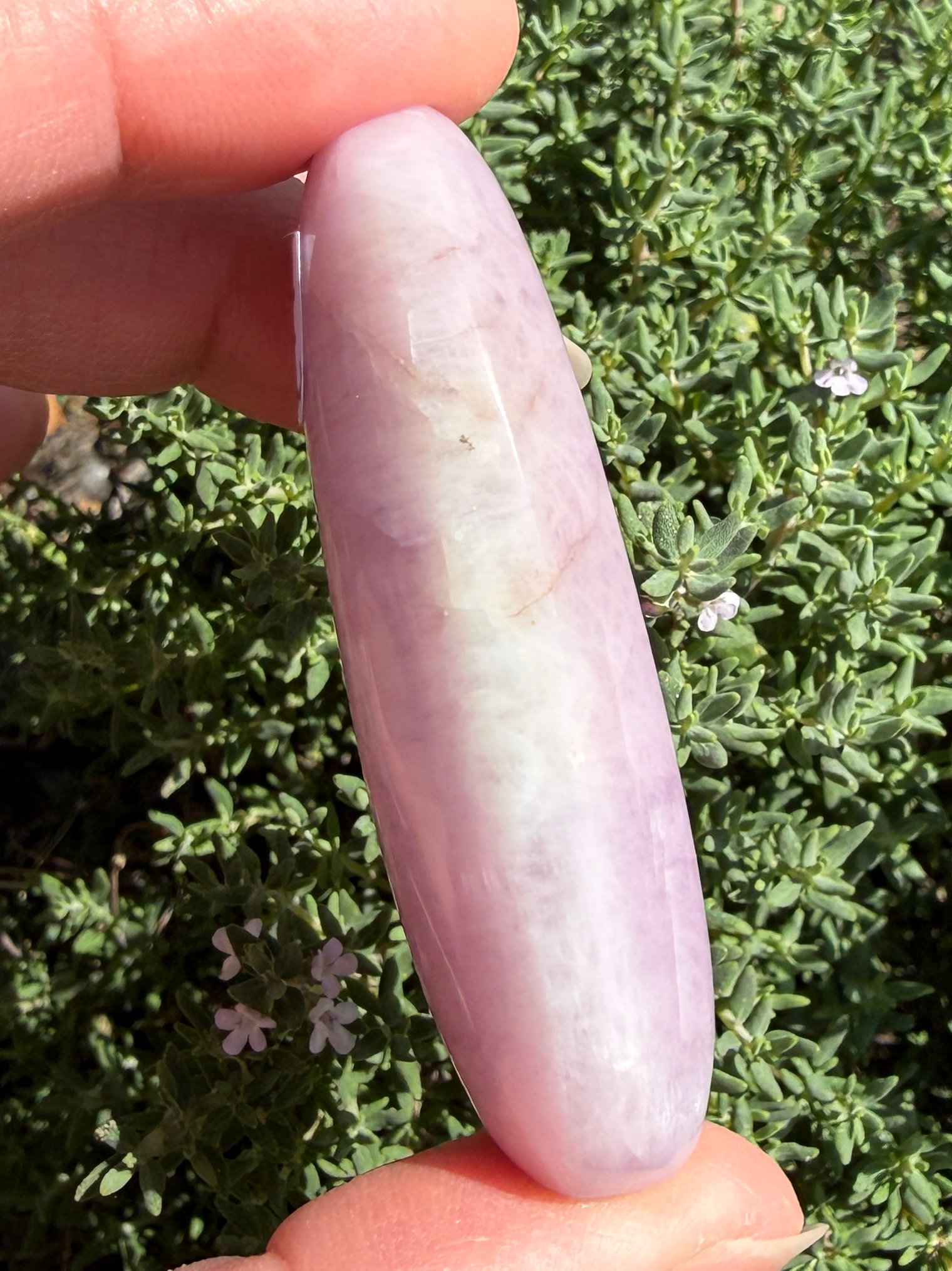 Kunzite Palm Stone - Image 5