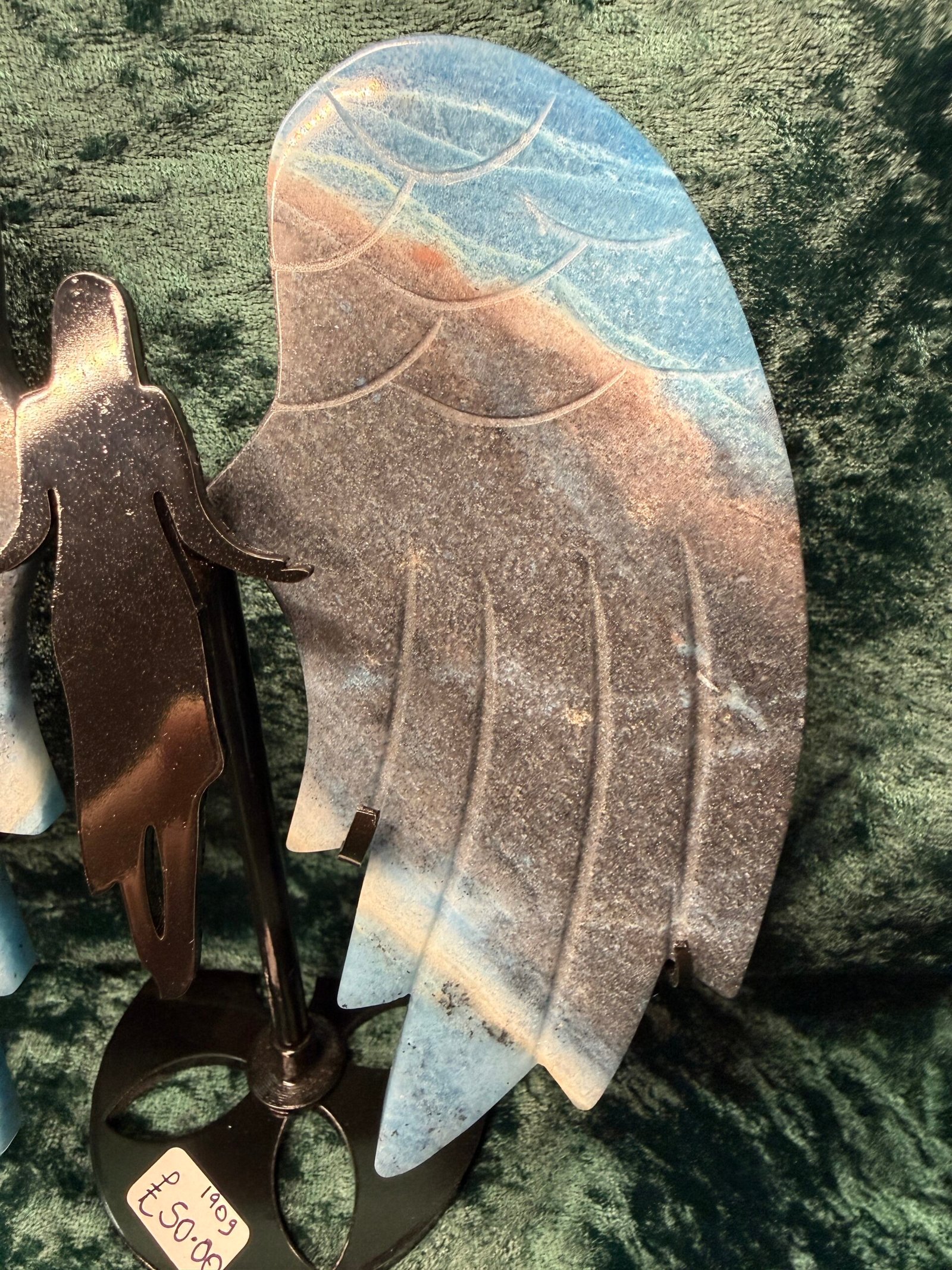 Trolleite Angel Wings on Custom Stand - Image 4