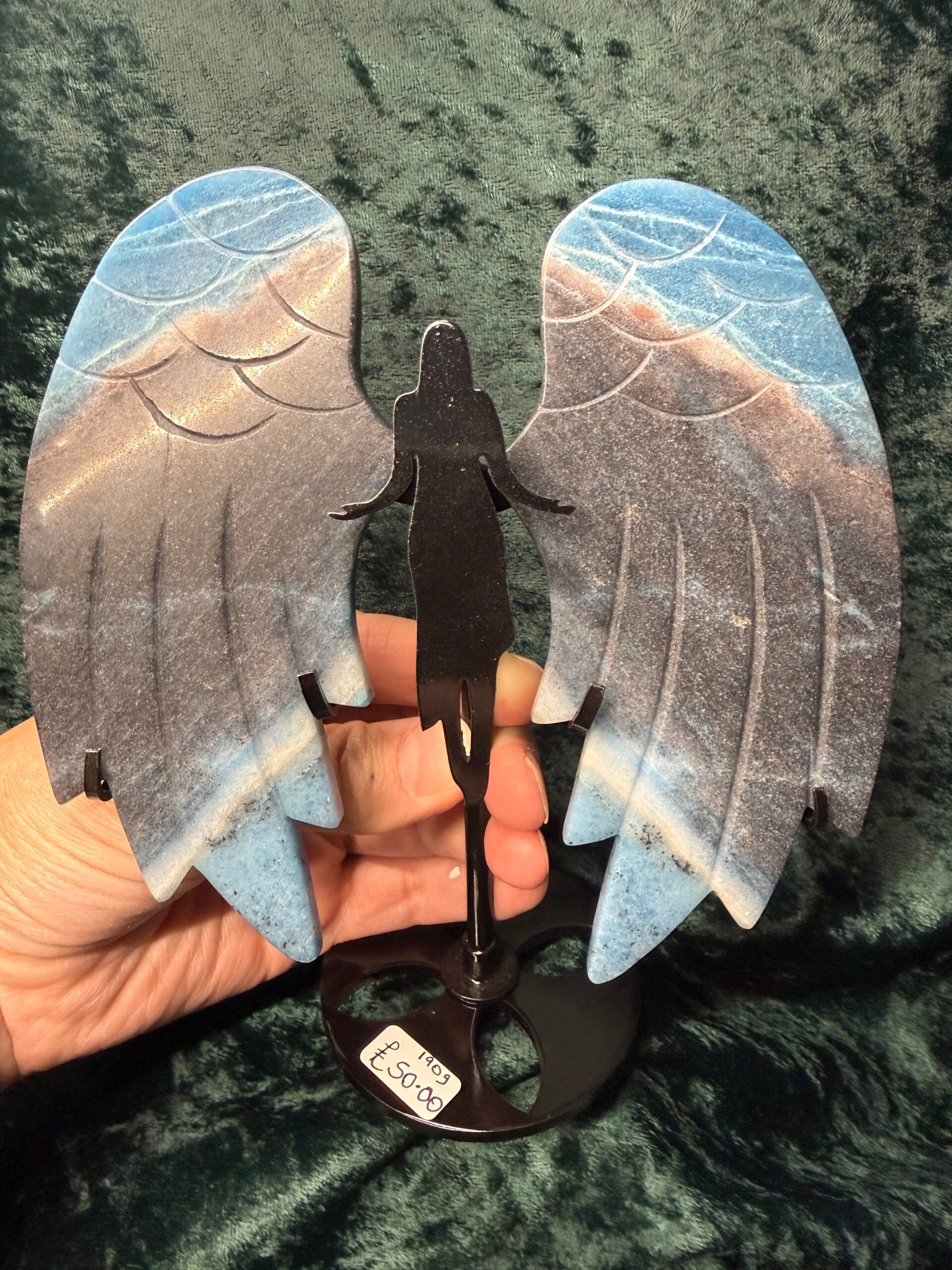Trolleite Angel Wings on Custom Stand - Image 5