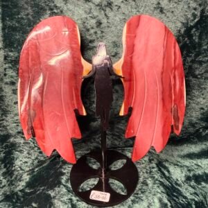 Mookaite Angel Wings on Stand