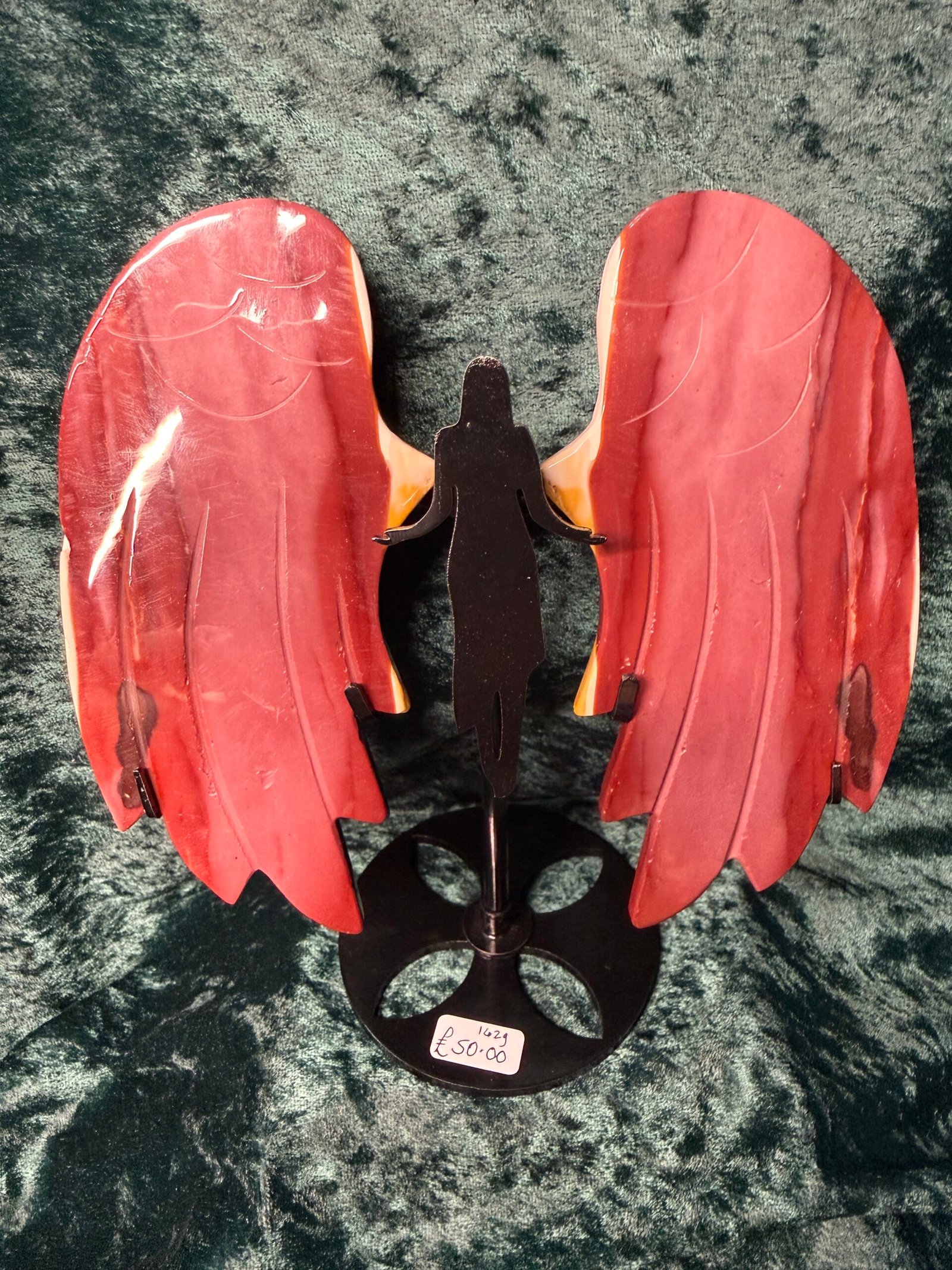 Mookaite Angel Wings on Stand - Image 3