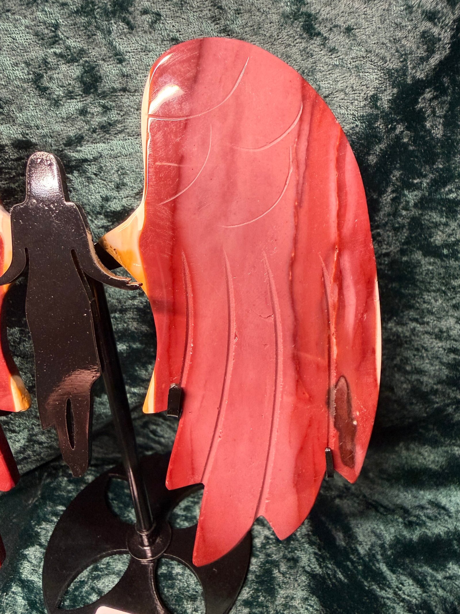 Mookaite Angel Wings on Stand - Image 5