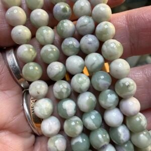 Peace Jade 6mm Bead Bracelet